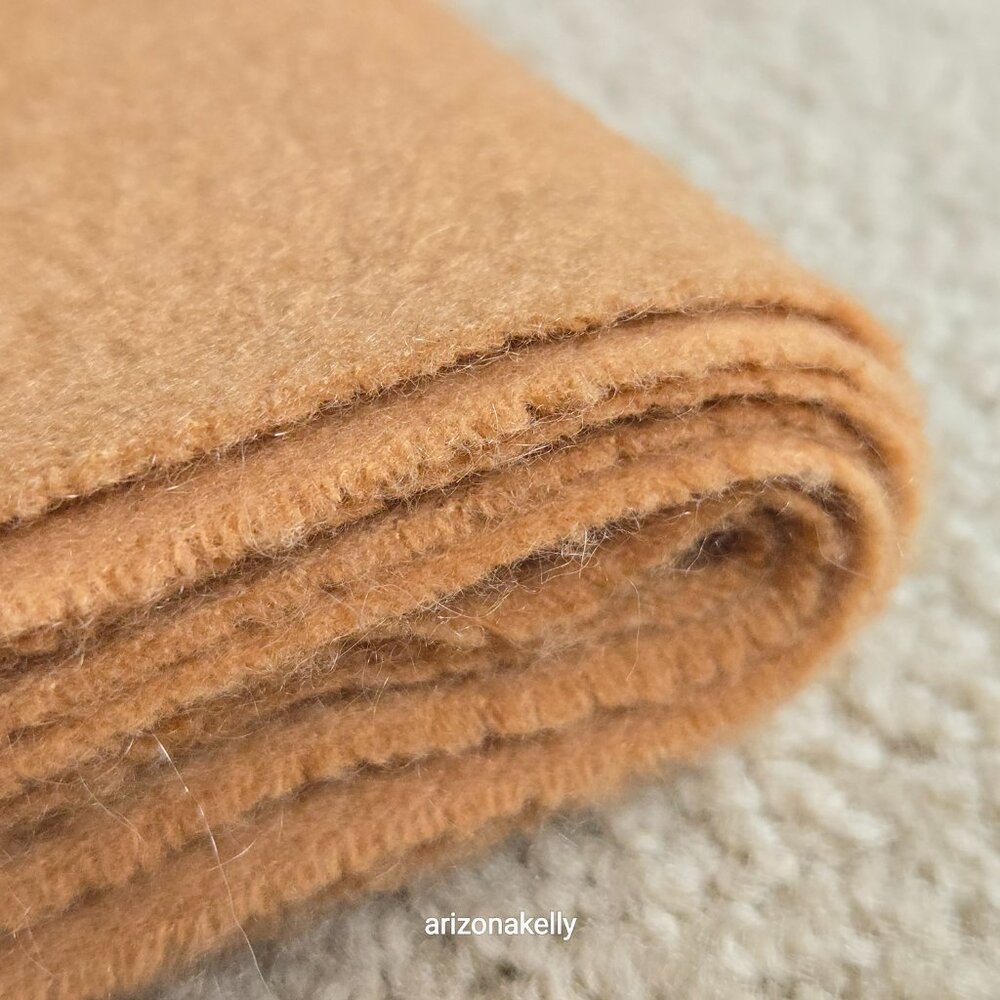 Kiltane of Scotland 100% Cashmere Oversized Scarf Wrap Tan Camel - Picture 13 of 16
